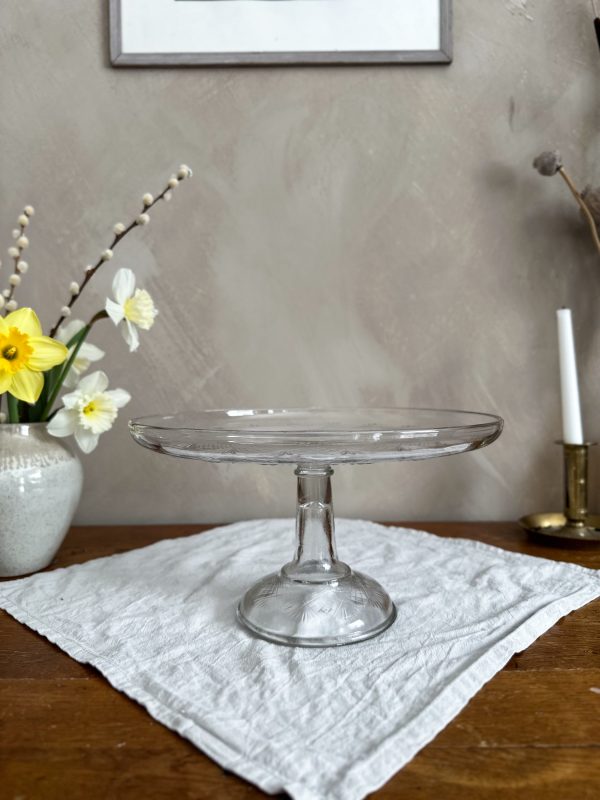 Tårtfat på fot i glas - Bild 3