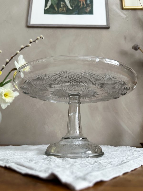 Tårtfat på fot i glas - Bild 4