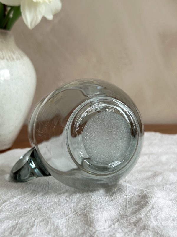 Mjölkkanna i rökfärgat glas - Bild 5