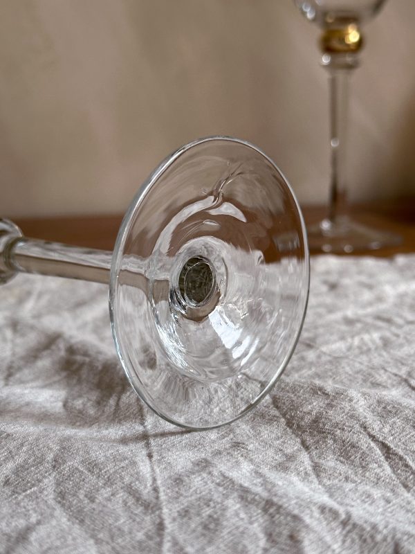 Vitvinglas slipad dekor 5 st - Bild 6