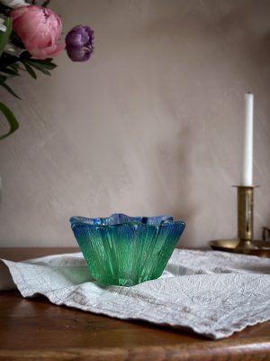 Walther glass - grön glasskål