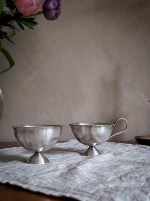 Nysilver Såssnipa & Skål