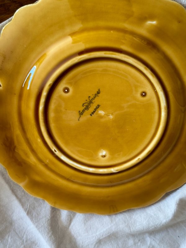 Sarreguemines France - Majolika Dessert/Frukt Assiett 6 st - Bild 5