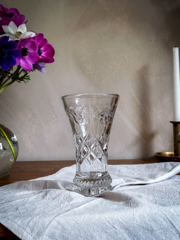 Glasvas med blomdekor - Bild 2