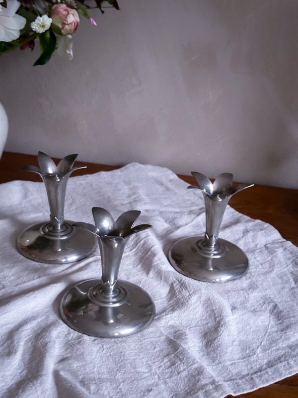 Gullsmed Truls Ambjørnsen - Tenn ljusstake - Bild 5