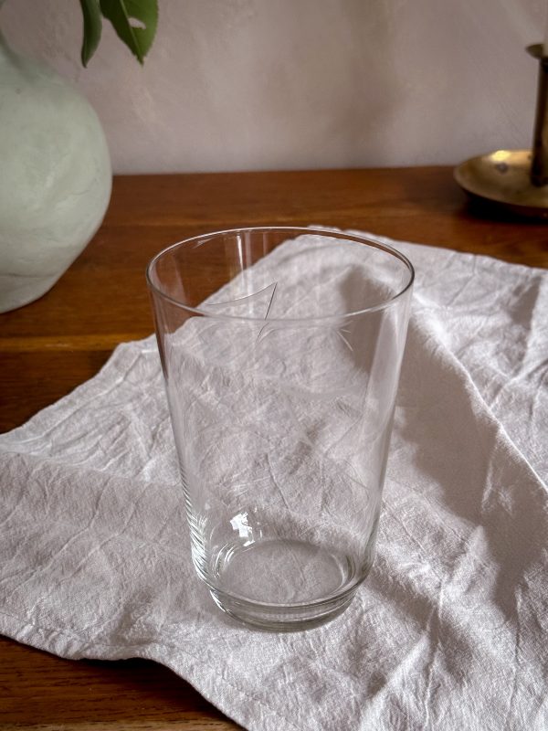 Öl/Drink glas tunna slipad dekor - Bild 5