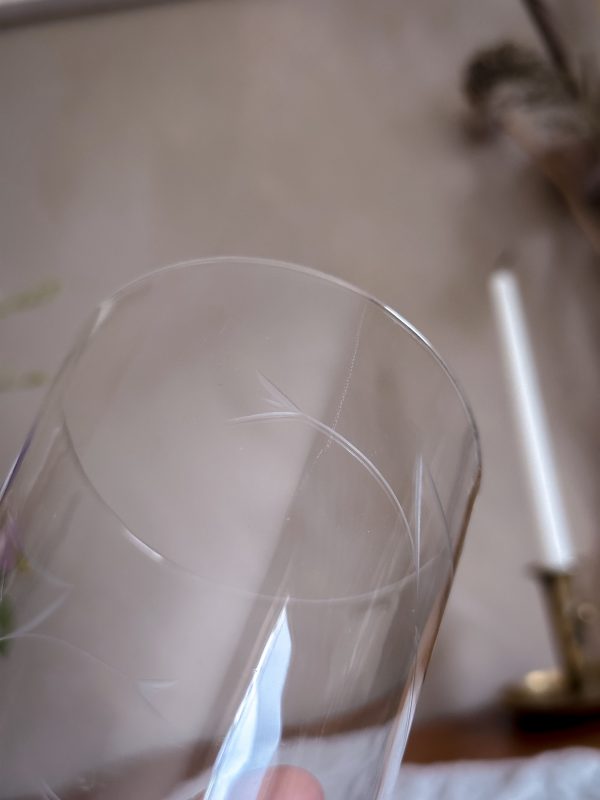 Öl/Drink glas tunna slipad dekor - Bild 9