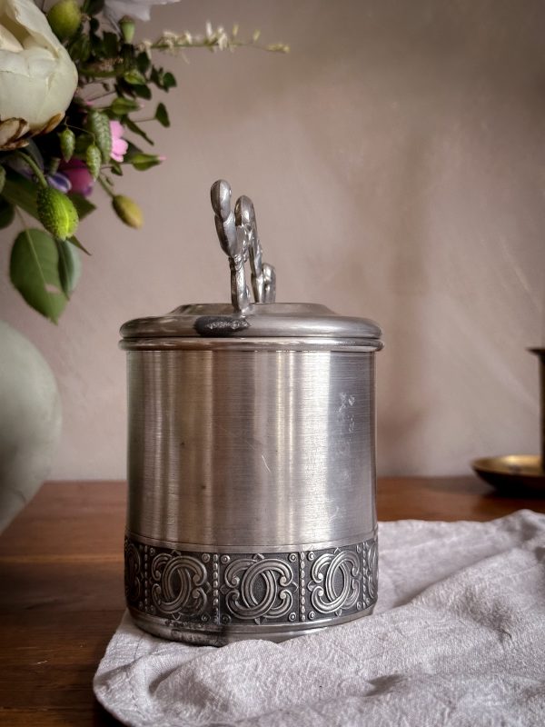 Pewter groenlandica norge - Tenn burk m lock - Bild 3