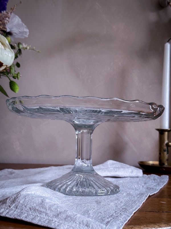Tårtfat i glas på fot - Bild 2