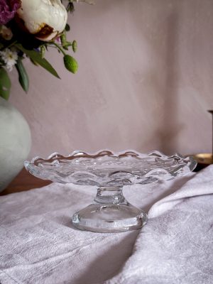 Kakfat på fot i glas