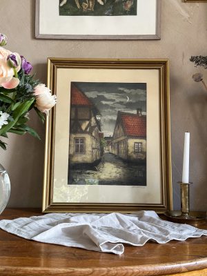 Peder Møller - Skomagerslippen Tavla 42,5*53