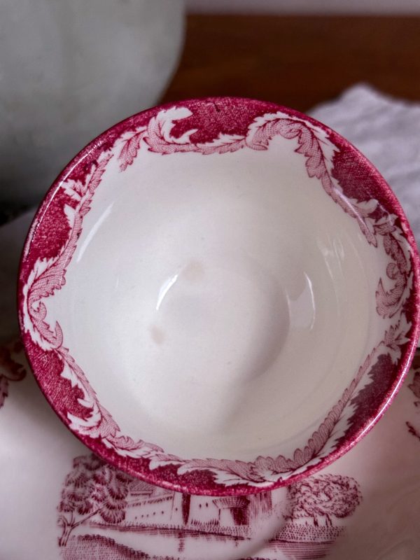 Rörstrand - Röd Bengali kaffekopp - Bild 8