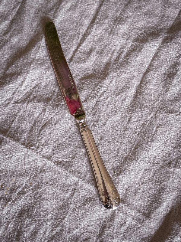 Franska Liljan - Liten smörkniv nysilver - Bild 2
