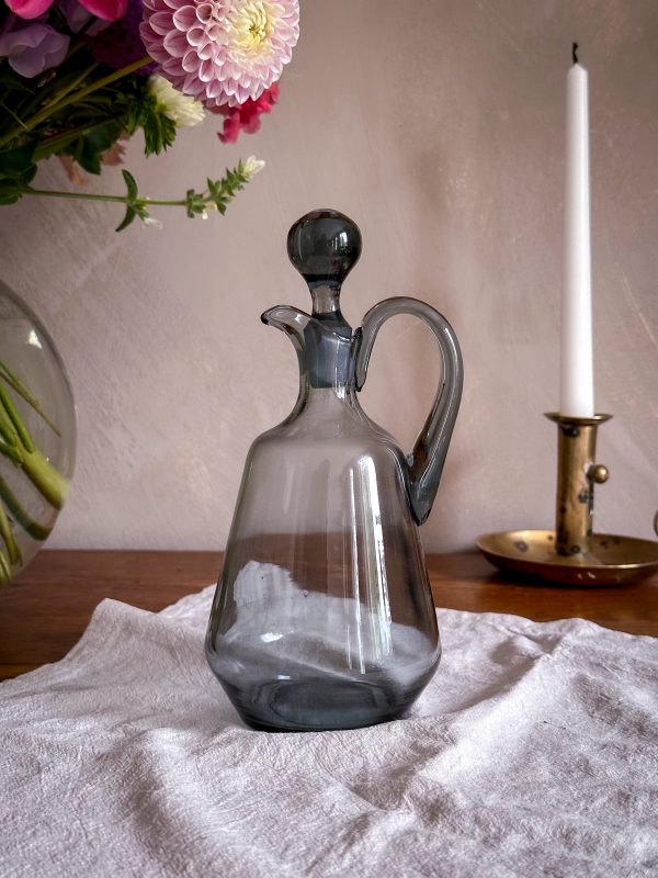 Karaff rökfärgat glas - Bild 2