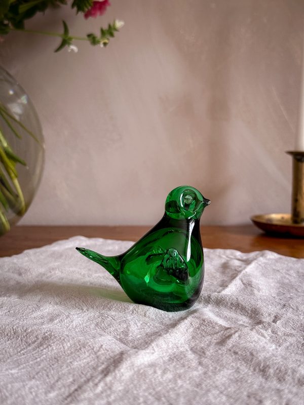 Bergdala glasbruk - grön glasfågel - Bild 4
