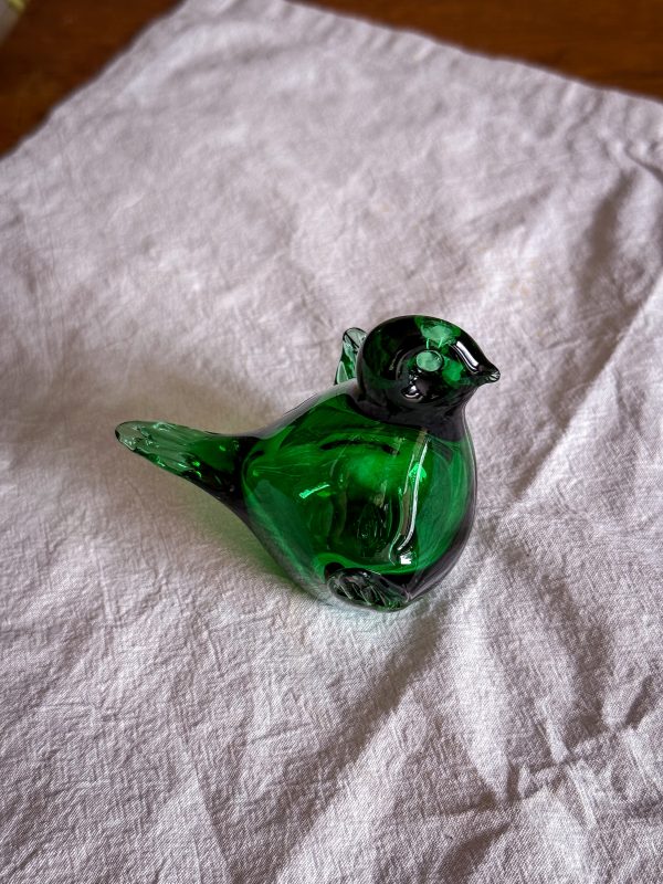 Bergdala glasbruk - grön glasfågel - Bild 6