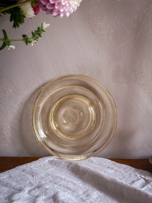 Gullaskruf - Ring glas assiett