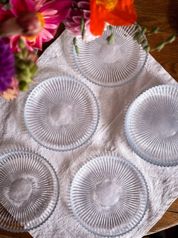 Gullaskruf - Reffla glas assiett - Bild 5