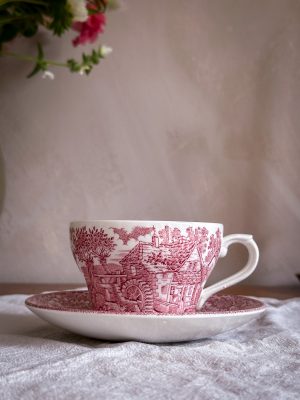 Staffordshire - Constable Series röd kaffekopp