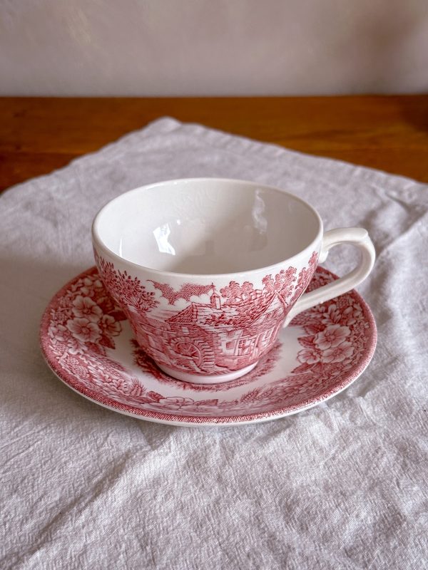 Staffordshire - Constable Series röd kaffekopp - Bild 2