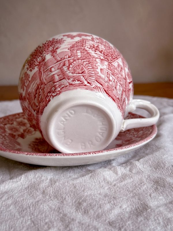 Staffordshire - Constable Series röd kaffekopp - Bild 4