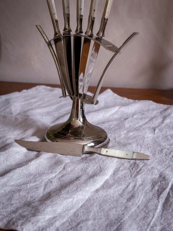 Uchatius bronde - Fruktknivställ 1920 tal Art nouveau - Bild 7