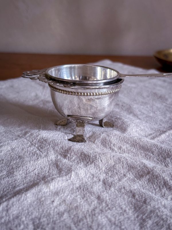 Tesil med ställning Nysilver - Bild 2