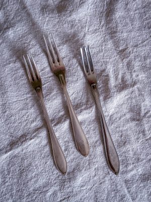 3 små sillgafflar/upplägningsgafflar