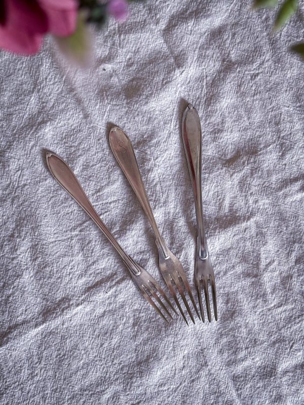 3 små sillgafflar/upplägningsgafflar - Bild 3