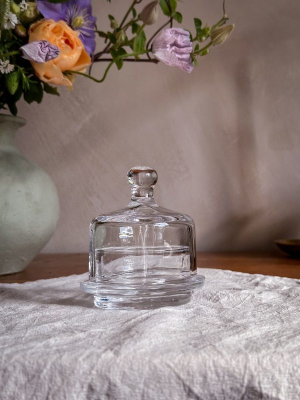 Salt/smör kupa i glas - Bild 2