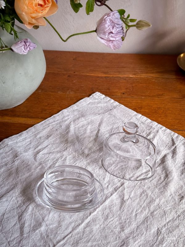 Salt/smör kupa i glas - Bild 4