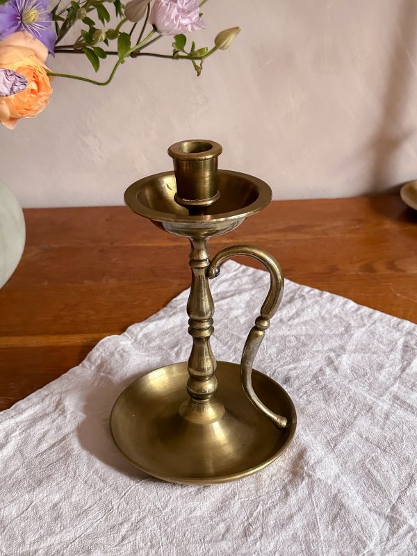 Hög nattljusstake mässing/brons - Bild 3