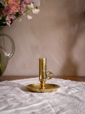 Kontorsljusstake i mässing