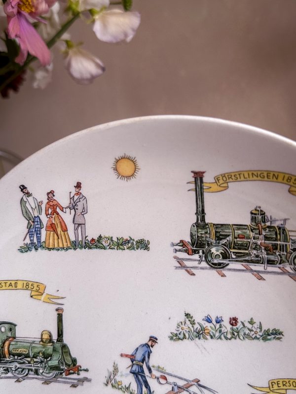 Gustavsberg - minnestallrik SJ 100 år - Bild 3
