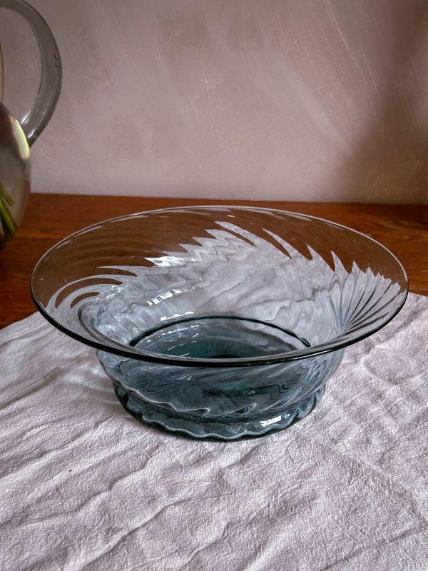 Glasskål rökfärgad - Bild 4