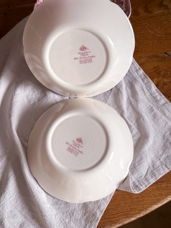 Johnson Bros - Old Britain Castles Rosa dessert/frukost skål - Bild 9