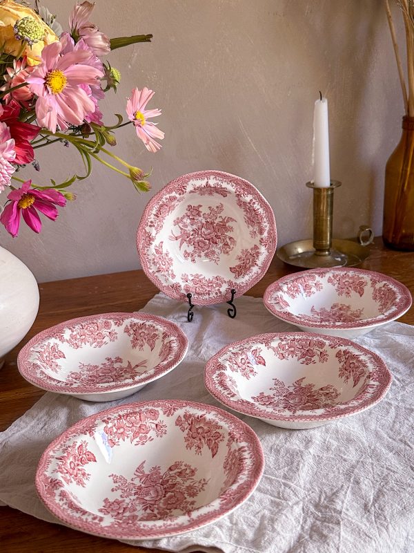 Enoch Wedgwood - Asiatic Pheasants Röd Dessertskål - Bild 4