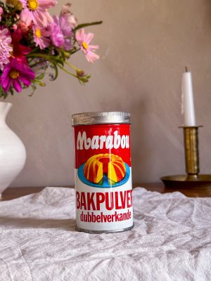 Marabou - Bakpulver plåtburk