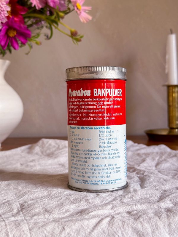 Marabou - Bakpulver plåtburk - Bild 3