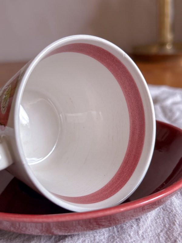 Upsala-ekeby/Gefle  - Röd Solros Kaffekopp - Bild 12