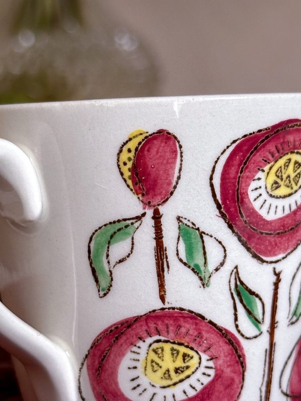 Upsala-ekeby/Gefle - Röd Solros Kaffekopp - Bild 12