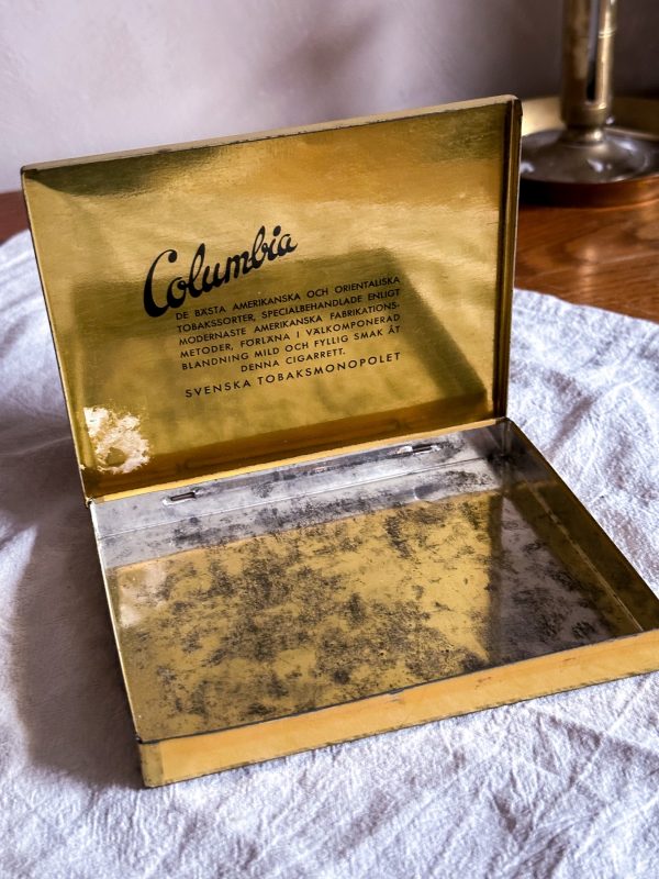 Columbia cigarett Plåtask - Bild 4