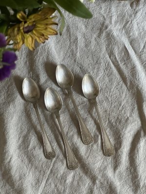 Franska Liljan - kaffesked/tesked NS 4 st