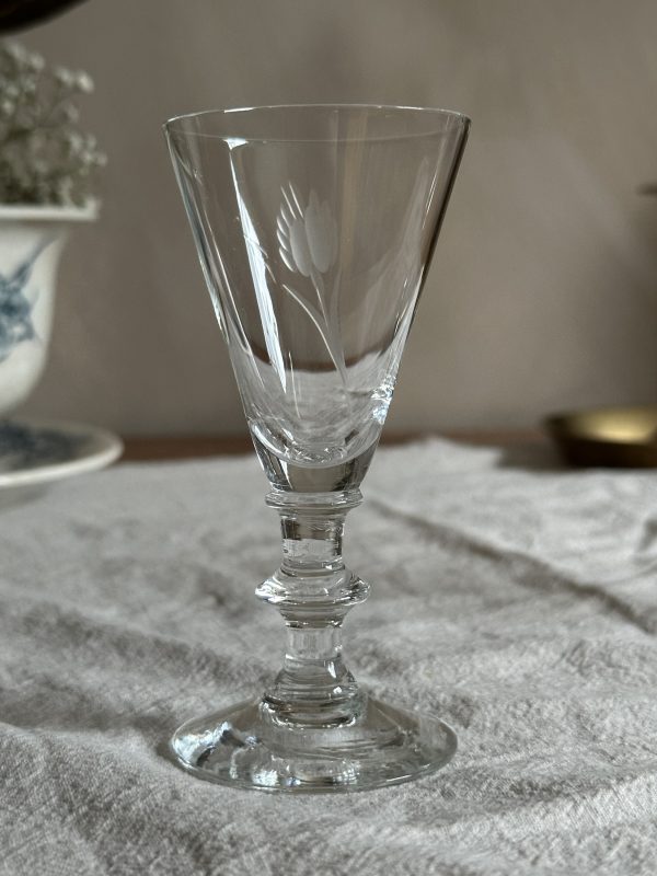 Skärslipade snapsglas - Bild 5