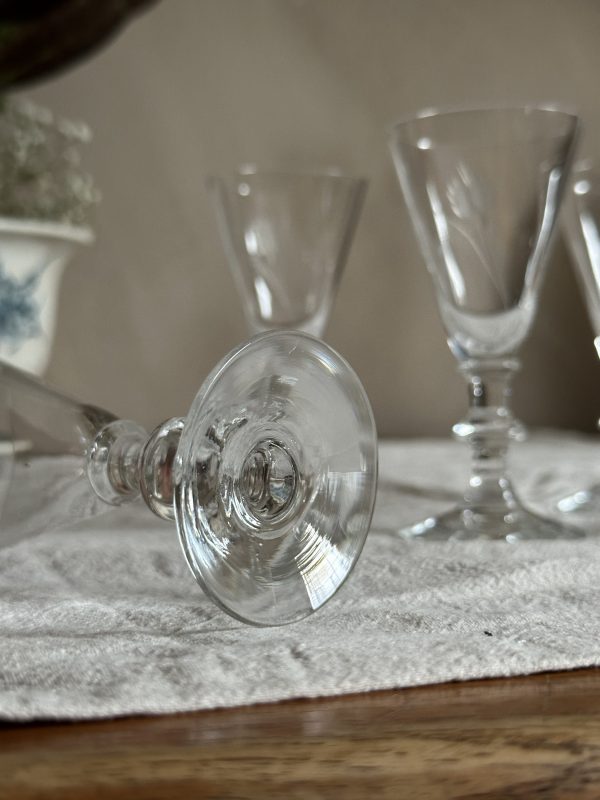 Skärslipade snapsglas - Bild 7