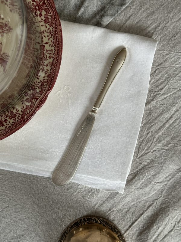 Svenskruter Smörkniv äkta silver Gravyr E - Bild 3