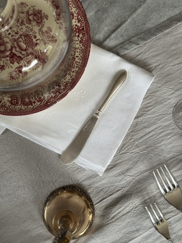 Svenskruter Smörkniv äkta silver Gravyr E - Bild 2