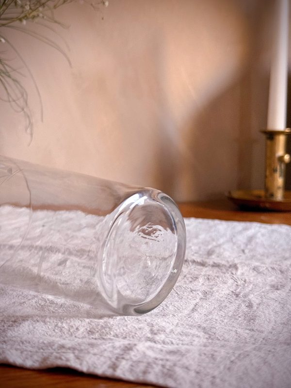 Äldre öl/drinkglas med etsad dekor - Bild 6