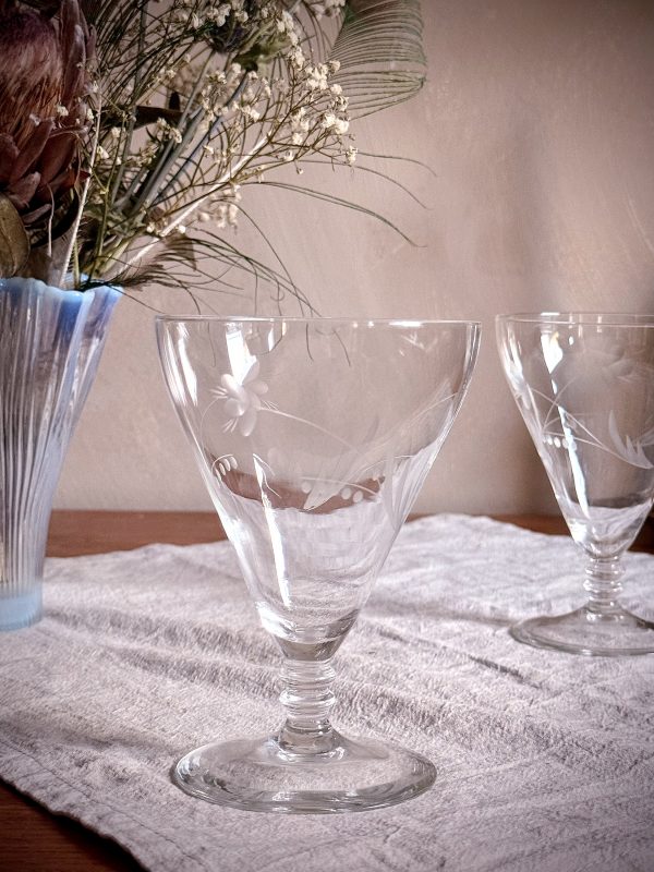 Hadeland Glassverk - Britt Rödvinsglas Etsad dekor - Bild 4