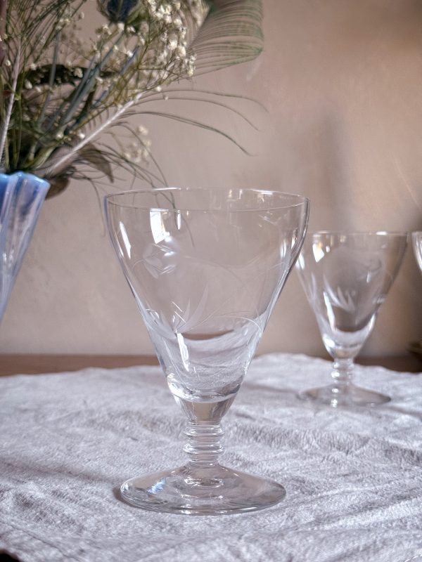 Hadeland Glassverk - Britt Vitvinsglas Etsad dekor - Bild 4
